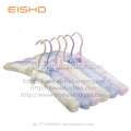EISHO Purple Satin Padded Silk Hanger
